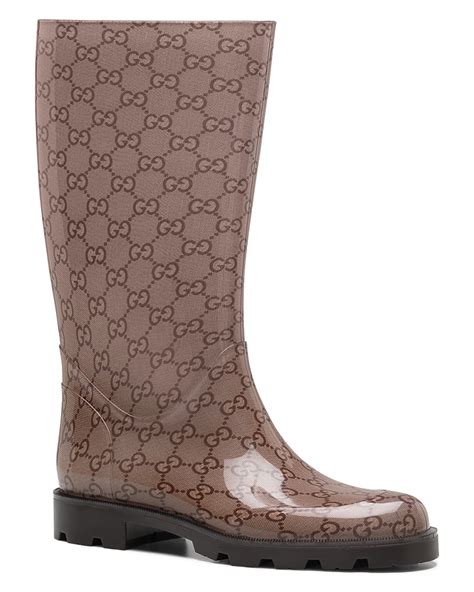 cheap gucci rain boots|gucci print thigh high boots.